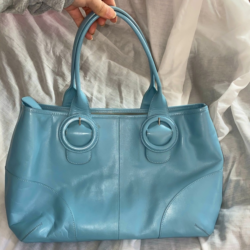 Baby Blue Tote Purse